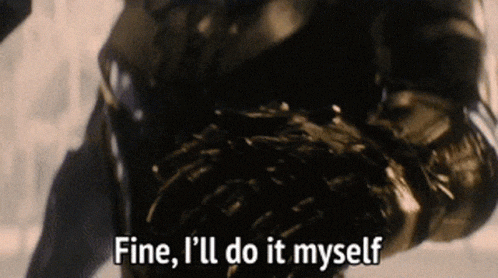 Fine, I'll do it myself